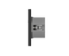 Розетка USB+ type-C чорна L-TEC LT-F-79-B фото 2