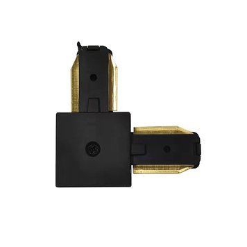 Конектор кутовий Feron LD1201-P чорний F-01945 фото