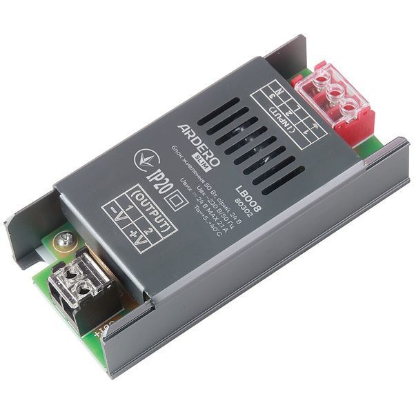 Блок живлення для LED стрічки Ardero LB008 24В 50Вт IP20 (80302) A-80302 фото