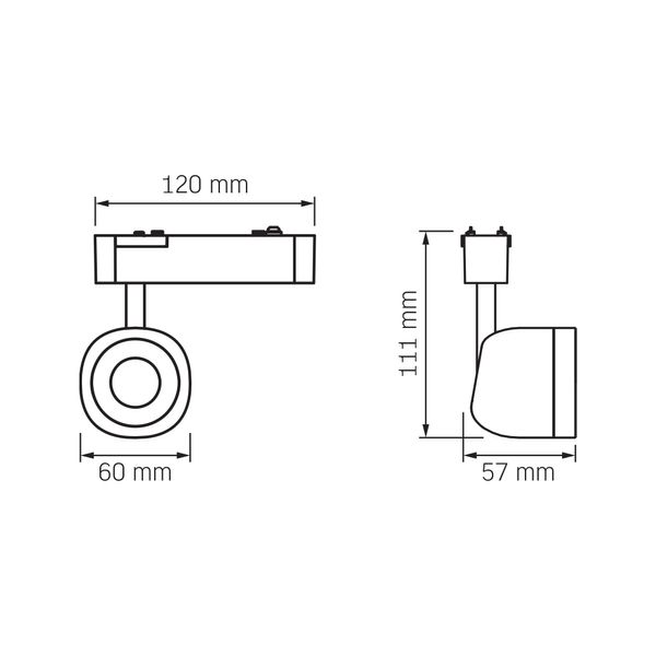 Светильник МАГНИТНЫЙ трековый VIDEX LA76B 8.5W 4000K 48V Black 28023_V фото