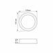 LED Світильник круглий накладний TITANUM 12W 5000K 27084 фото 5