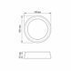 LED Светильник круглый накладной TITANUM 18W 5000K 220V 27085 фото 5