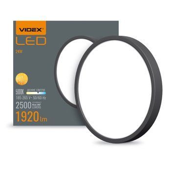 LED Светильник круглый накладной VIDEX 24W 5000K Black 27800 фото