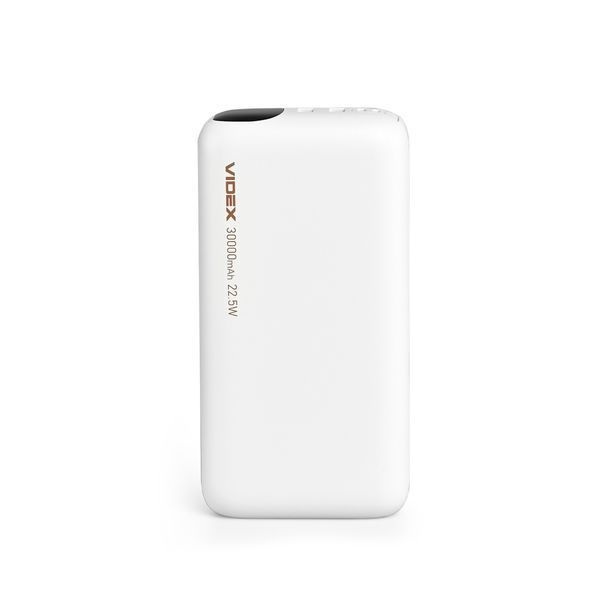 Повербанк 30000mAh VIDEX VPB-297 22.5W White 28298 фото