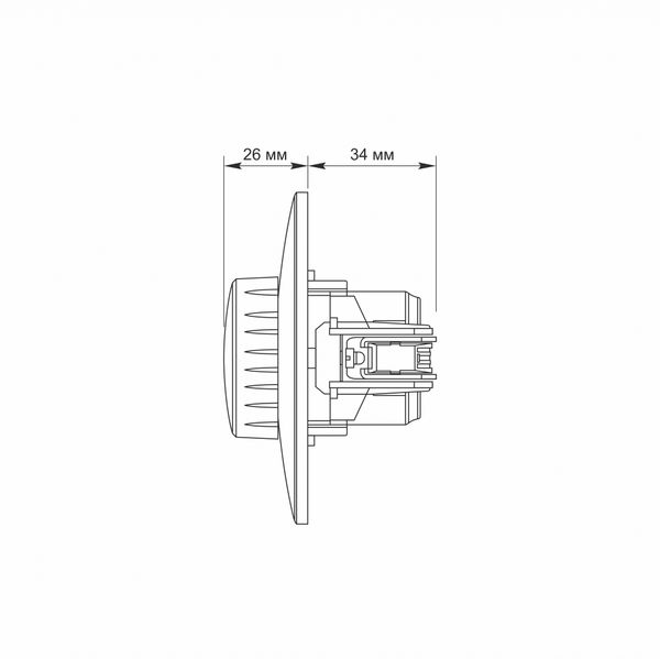 Димер LED VIDEX BINERA 200Вт білий VF-BNDML200-W фото