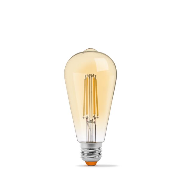 LED лампа VIDEX Filament ST64FAD 6W E27 2200K димерная бронза 23978_V фото