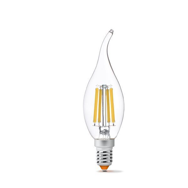 LED лампа VIDEX Filament C37Ft 6W E14 4100K 25796 фото