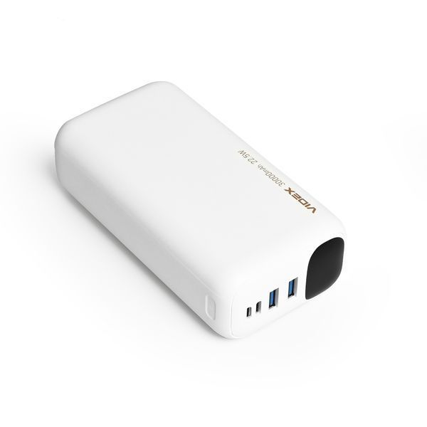 Повербанк 30000mAh VIDEX VPB-297 22.5W White 28298 фото