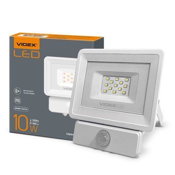 LED прожектор VIDEX Fe 10W 5000K Сенсорний 25878 фото