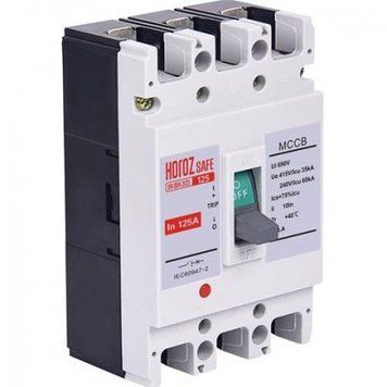 Шкафной автоматический выключатель SAFE 125А 3P С 35кА Horoz Electric 114-004-3125-010 фото