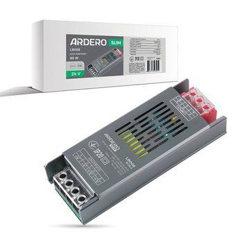 Блок живлення для LED стрічки Ardero LB008 24В 80Вт IP20 (80303) A-80303 фото