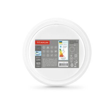 LED Світильник круглий накладний TITANUM 24W 5000K 27086 фото