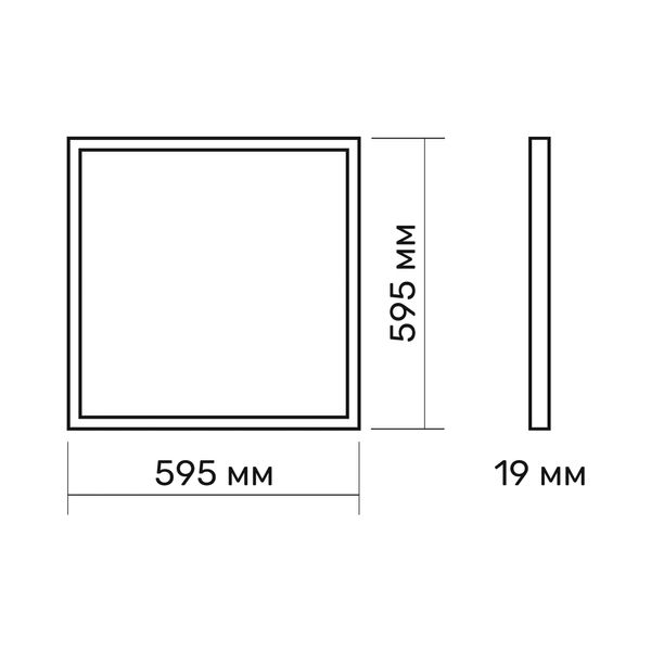 LED панель TITANUM 36W 4100K 220V PRISMATIC 27642_T фото