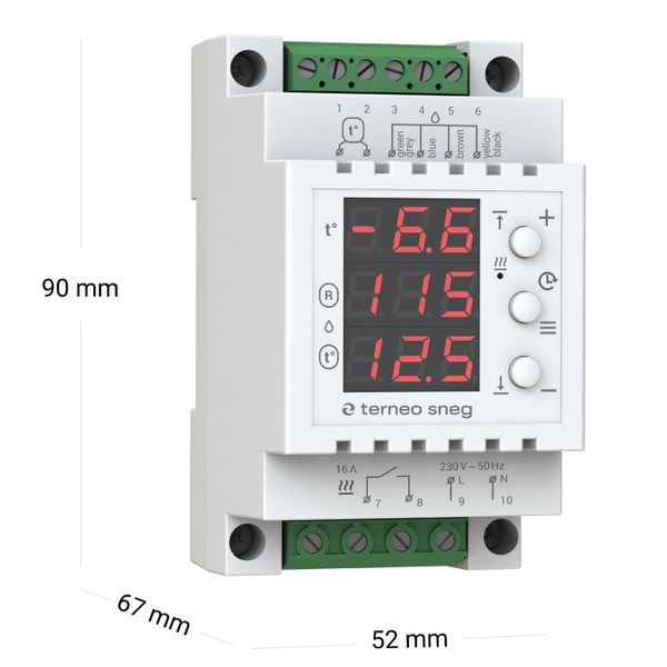 Терморегулятор Terneo sneg (R10) 726 фото