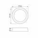 LED Светильник круглый накладной TITANUM 24W 5000K 27086 фото 5