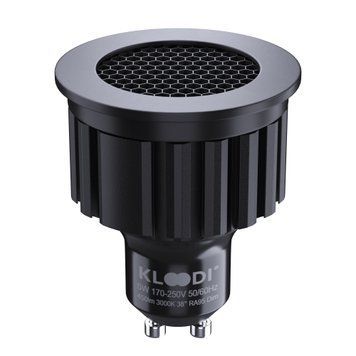 Лампа LED KLOODI KDGU10-QL 5WCOB 3K 60D BK DIM 450Lm KDGU10-HC 5WCOB 3K 36D BK DIM фото
