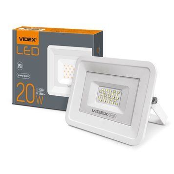 LED прожектор VIDEX Fe 20W 5000K 24249 фото