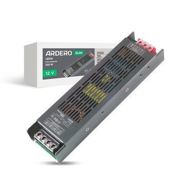 Блок живлення для LED стрічки Ardero LB008 12В 240Вт A-80578 фото