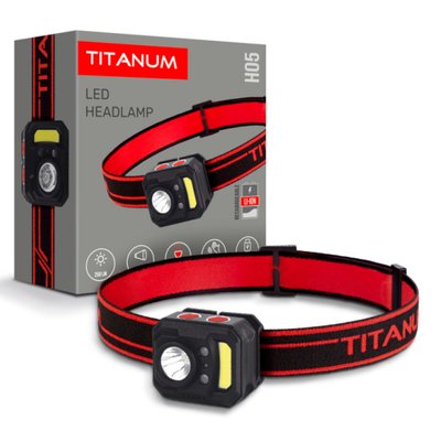 Ліхтарик налобний світлодіодний TITANUM TLF-H05 250Lm 6500K TLF-H05 фото