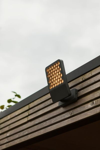 Світильник вуличний настінний Lutec Atlantis Small Led Wall 1 Light Dark Grey 4000K Architectural 7801601118 фото