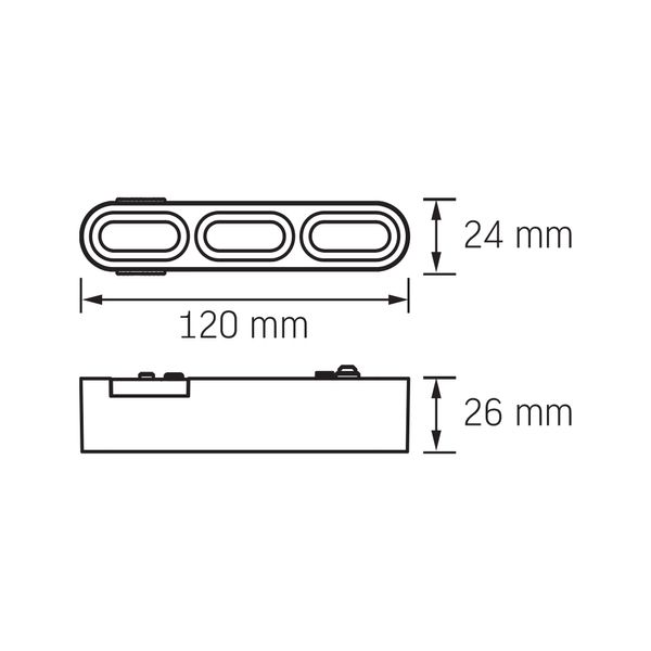 Світильник МАГНІТНИЙ трековий VIDEX LD13B 5.5W 4000K 48V Black 28019_V фото