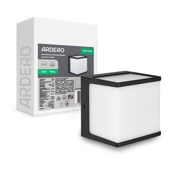 Архітектурний світлодіодний накладний світильник Ardero DH0171ARD CUBE 10Вт 3000K чорний A-80682 фото