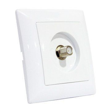 Розетка супутникова біла TINA Horoz Electric 112-005-0021-010 фото