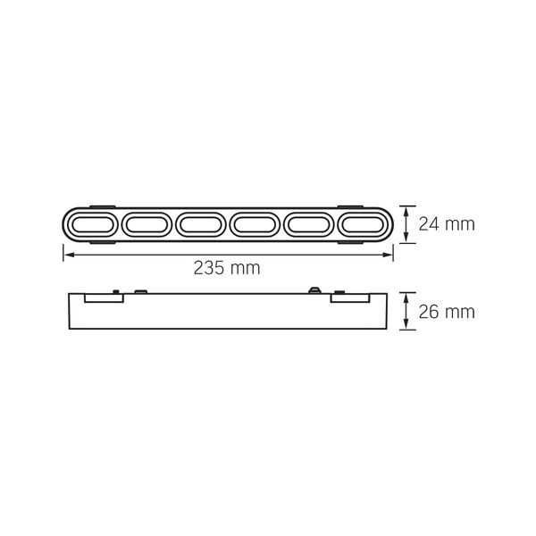 Светильник МАГНИТНЫЙ трековый VIDEX LD16B 11W 4000K 48V Black 28020_V фото