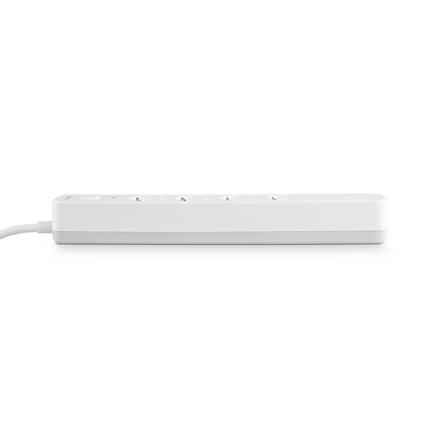 Сетевой удлинитель VIDEX ONCORD с/с 4п 3м (3x1.5мм) 3.4А USB(QC3.0) +USB-C(PD20W) с кнопкой White 27695_V фото