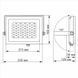 LED прожектор VIDEX PREMIUM 30W 5000K 220V White 23576 фото 3