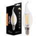Світлодіодна лампа Feron Filament LB-59 4Вт E14 2700K свічка на вітрі F-25575 фото 1