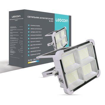 Акумуляторний світлодіодний світильник Ledcoin EL303 L-80467 фото