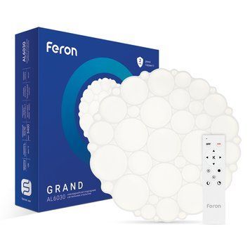 Світлодіодній накладний світильник Feron AL6030 GRAND 72Вт F-40144 фото