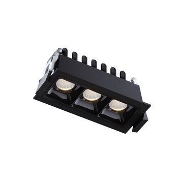 Світильник точковий врізний KLOODI KD-POINT 3X2 6W 3K BK KD-POINT 3X2 6W 3K BK фото