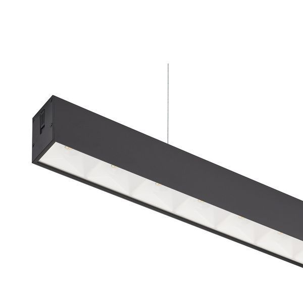 Подвесной линейный светильник DESTINY 3CCT 40W черная 3000/4200/6400К Horoz Electric 019-067-1040-020 фото