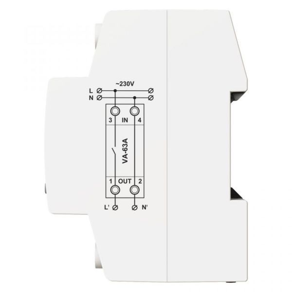 Реле напруги з контролем струму VA-63A M2W DigiTOP 4820118381312 фото