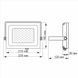 LED прожектор VIDEX PREMIUM 50W 5000K Білий 23577 фото 3
