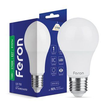 Світлодіодна лампа Feron LB-700 10Вт E27 2700K F-40010 фото