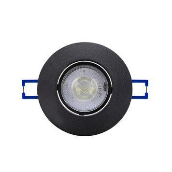 Світильник врізний поворотний NORA PRO-5 5W 3000K, 4500K, 6000K чорний Horoz Electric 016-053-1005-020 фото