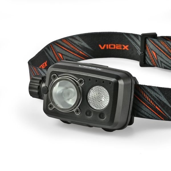 Налобний світлодіодний ліхтарик VIDEX VLF-H189 600Lm 5000K 28364 фото