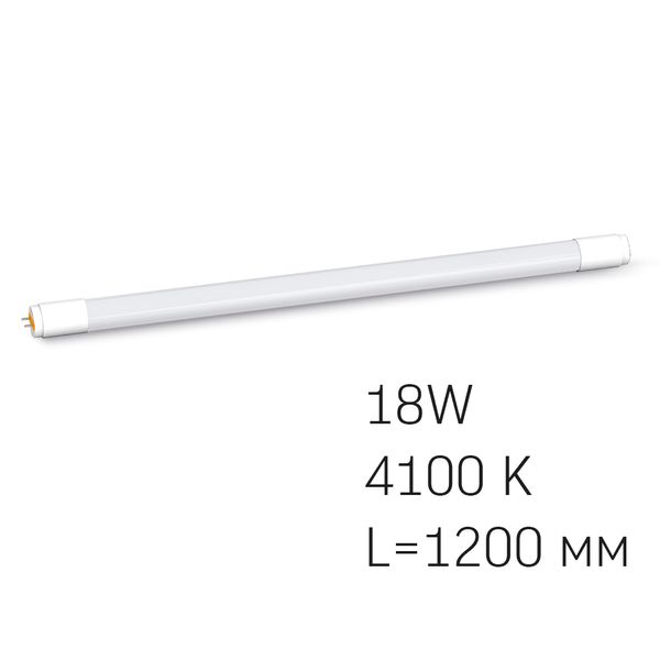 LED лампа низьковольтна VIDEX T8b 18W 1.2M 4100K матова VL-T8b-18124 фото