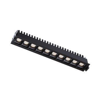 Світильник точковий врізний KLOODI KD-POINT 10X2 20W 3K BK KD-POINT 10X2 20W 3K BK фото