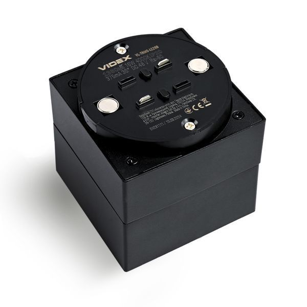 Світильник МАГНІТНИЙ трековий VIDEX LE29B 16W 4000K 48V Black 28024 фото