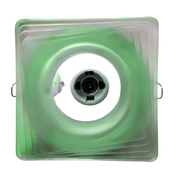 Світильник світлодіодний точковий врізний Ultralight CL-301 Е14 зелений 6489 фото