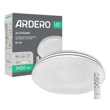 Світлодіодний світильник Ardero AL5750ARD SILVER 54Вт A-80696 фото