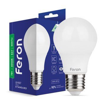 Світлодіодна лампа Feron LB-907 7Вт E27 4000K F-01796 фото
