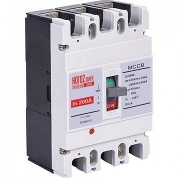 Шкафной автоматический выключатель SAFE 200А 3P С 35кА Horoz Electric 114-004-3200-010 фото