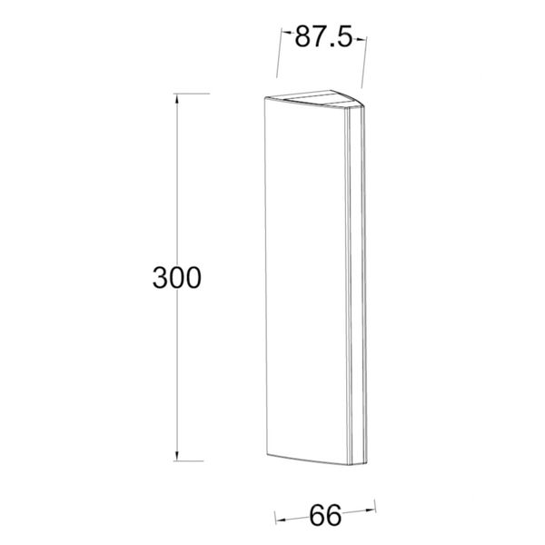 Светильник настенный уличный LUTEC Leo 5192702335 Leo 15W IP54 Architectural 52183 фото