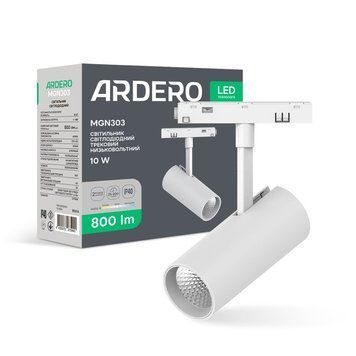 Світлодіодний магнітний трековий світильник Ardero MGN303 10Вт 4000К білий A-80604 фото