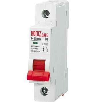 Автоматический выключатель SAFE 6А 1P В Horoz Electric 114-001-1006-010 фото